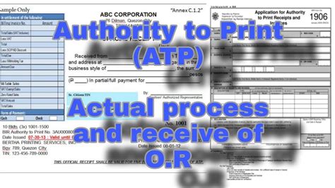 bir kawit|Process and Getting the Official Receipts in BIR (54B). ATP.